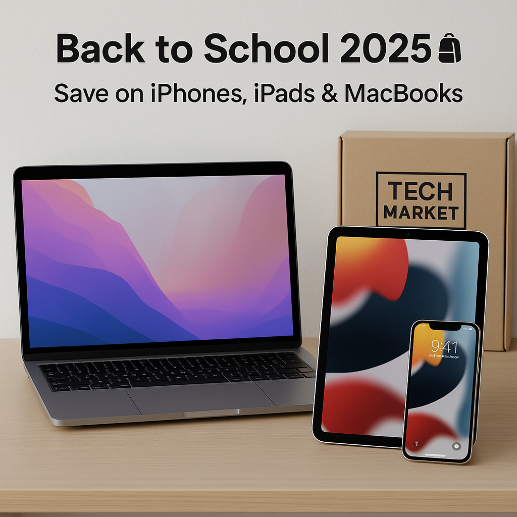 Back to School 2025: Save Big on iPhones, iPads & MacBooks