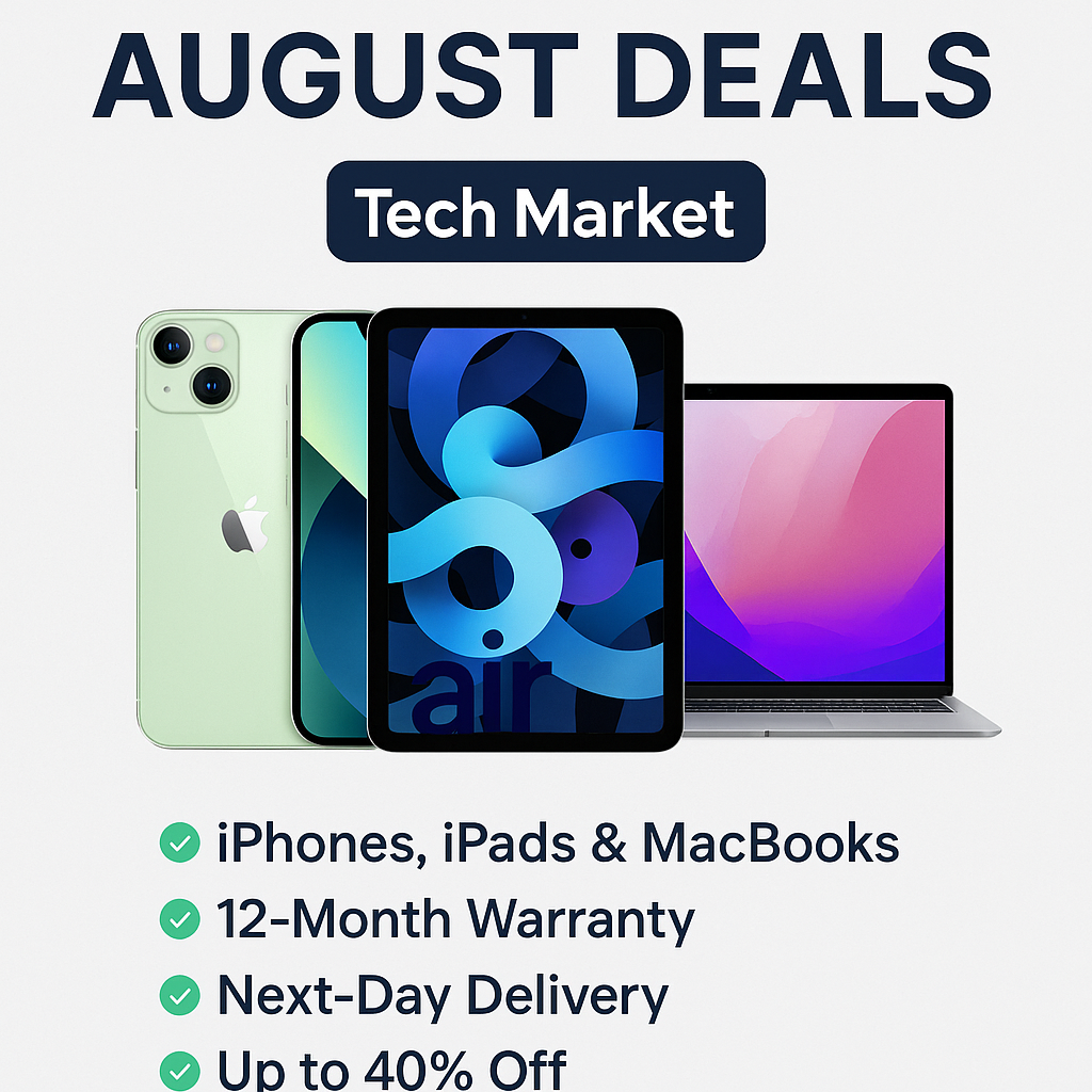 Why Buying Tech in August is Smarter Than Ever