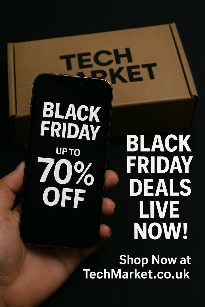 Black Friday Tech Deals 2025 – Save Up to 70% on iPhones, iPads & MacBooks
