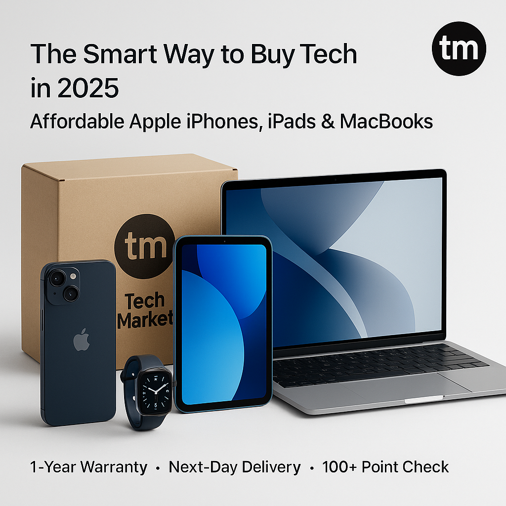 The Smart Way to Buy Tech in 2025: Why More People Choose Refurbished iPhones, iPads & MacBooks