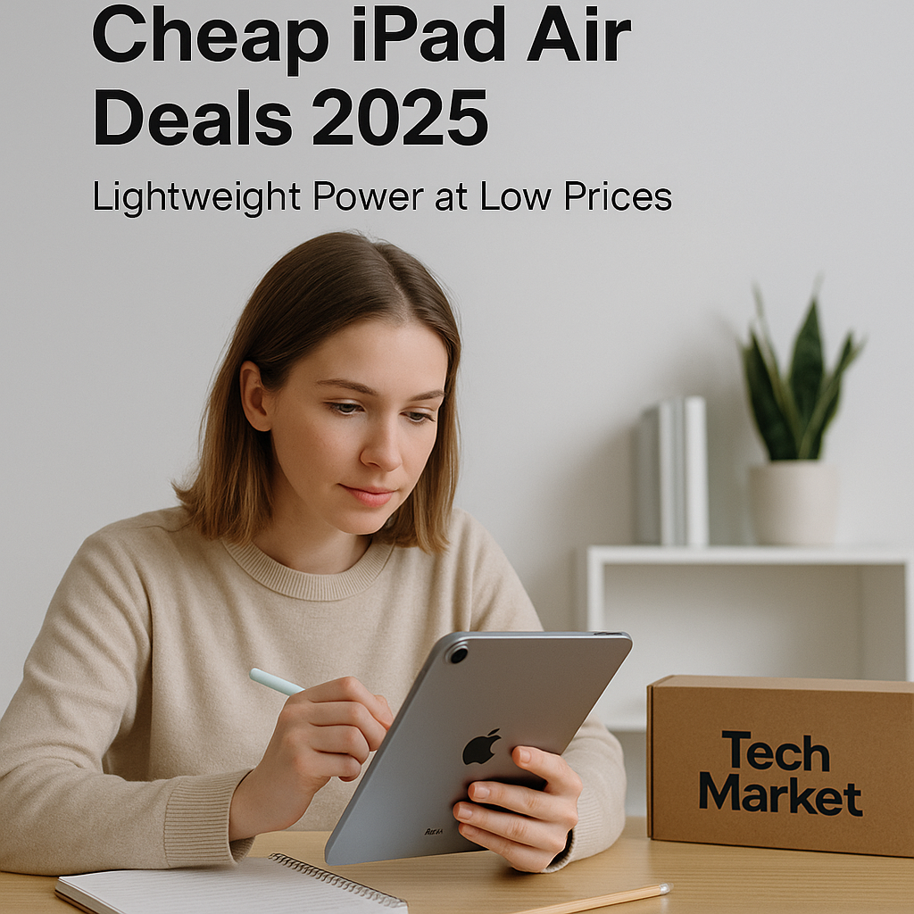 Cheap iPad Air Deals 2025 – Lightweight Power at Low Prices