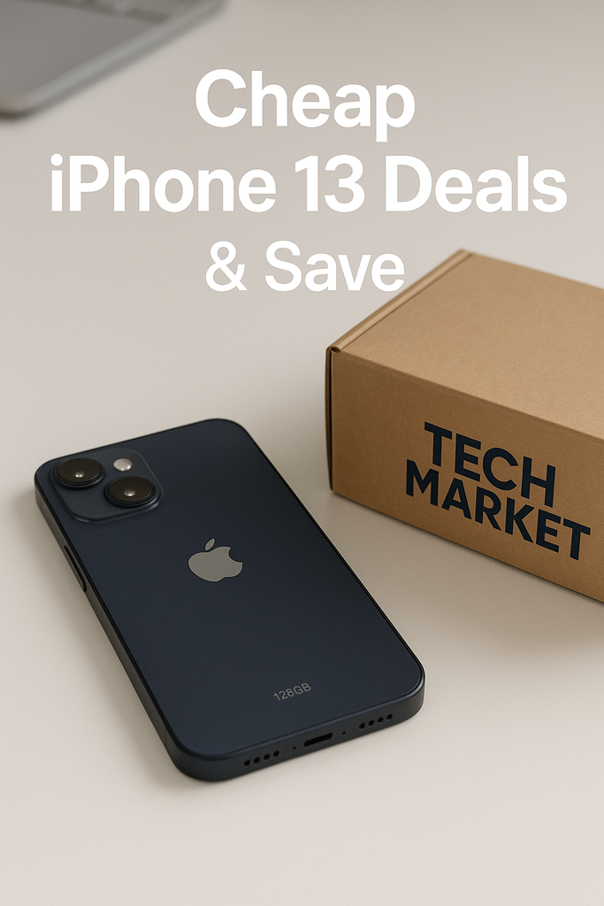 Cheap iPhone 13 UK – 128GB Midnight Unlocked Deals at Tech Market