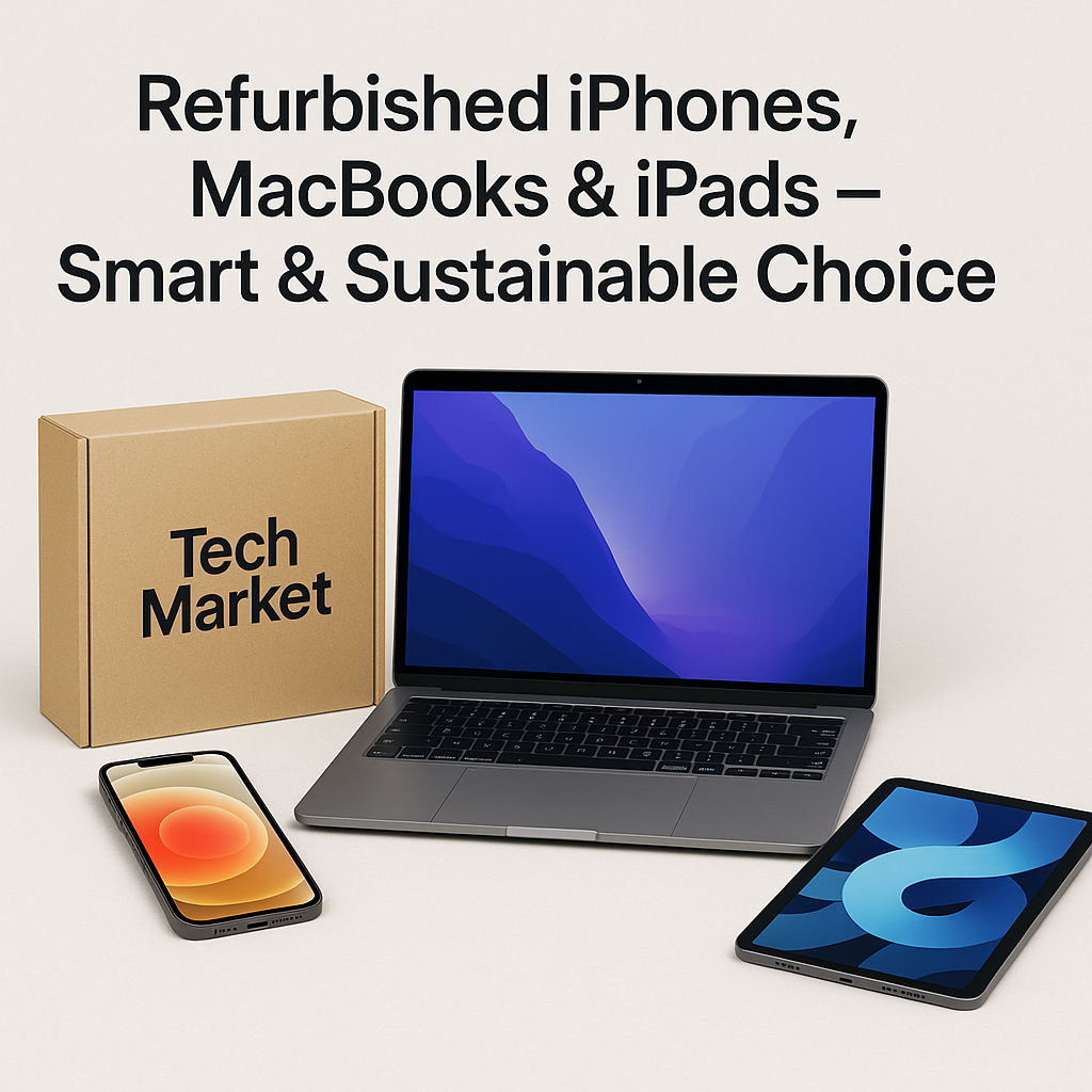 Why Refurbished iPhones, MacBooks & iPads from Tech Market Are the Smart Choice