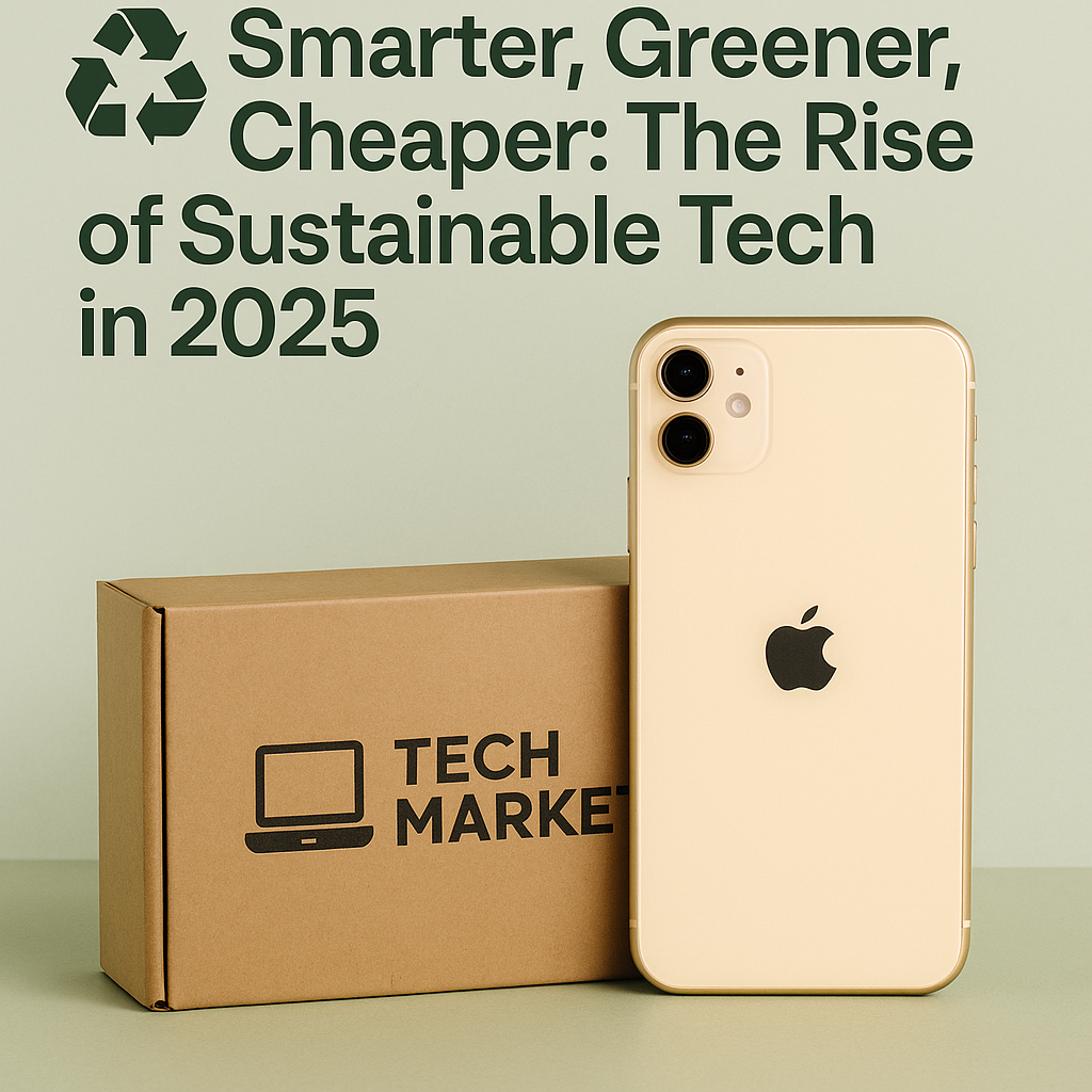 🌍 Smarter, Greener, Cheaper: The Rise of Sustainable Tech in 2025 ♻️