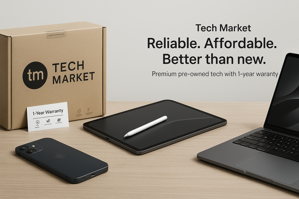 Tech Market: Making Tech Reliable, Affordable & Better Than New