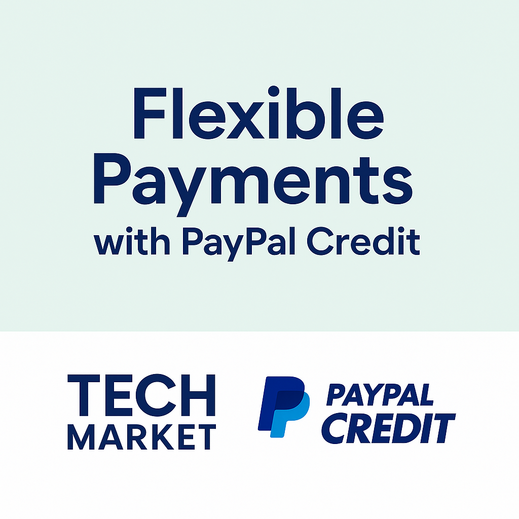 Flexible Payments with PayPal Credit at Tech Market