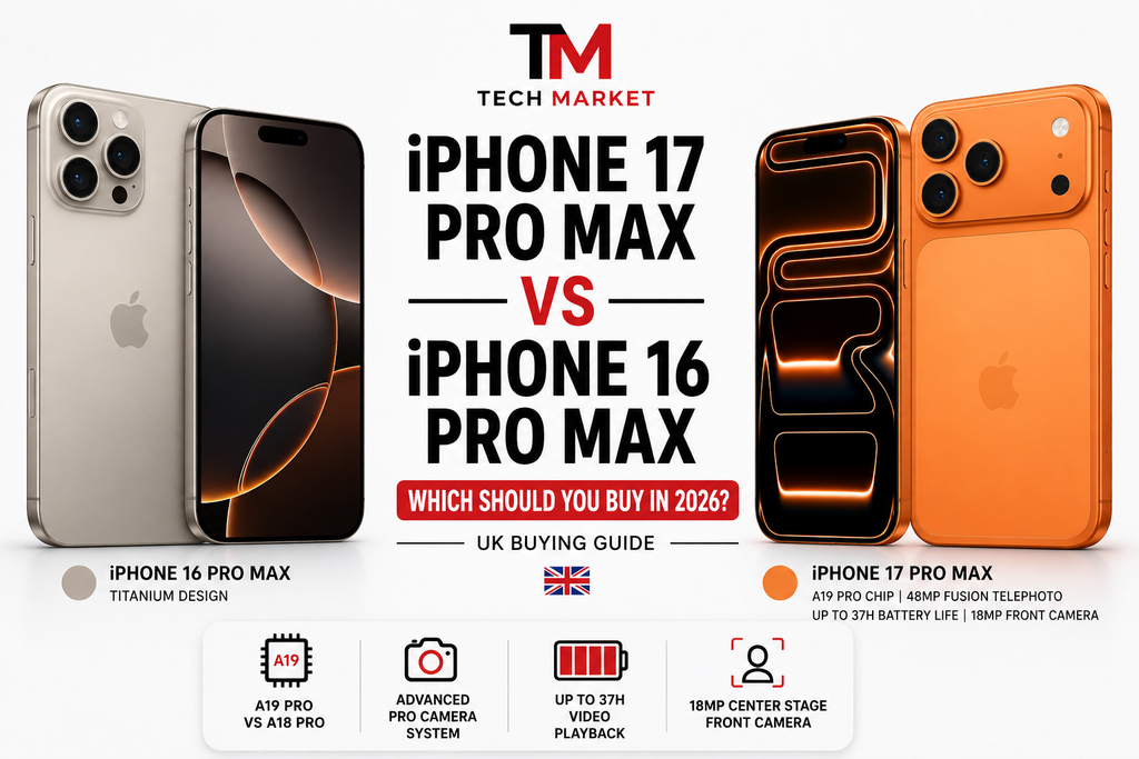 iPhone 17 Pro Max vs iPhone 16 Pro Max: Which Should You Buy in the UK (2026)?