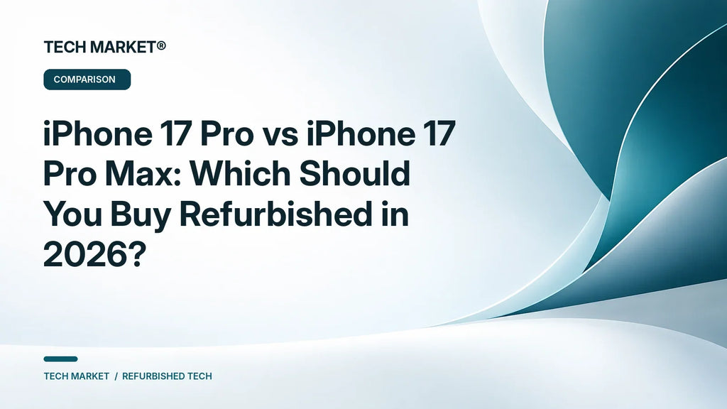 iPhone 17 Pro vs iPhone 17 Pro Max: Which Should You Buy Refurbished in 2026?