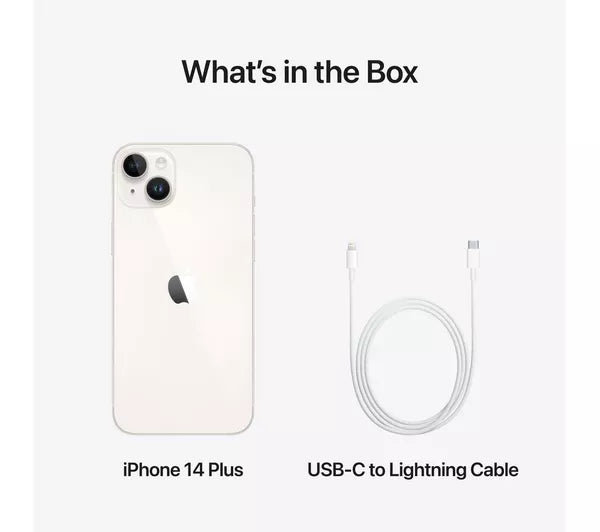 Apple iPhone 14 Plus 128GB Starlight Unlocked Pristine