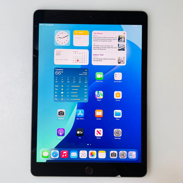 Refurbished iPad Wi-Fi+Cellular 128GB - Gold (8th Generation) - Apple (UK)