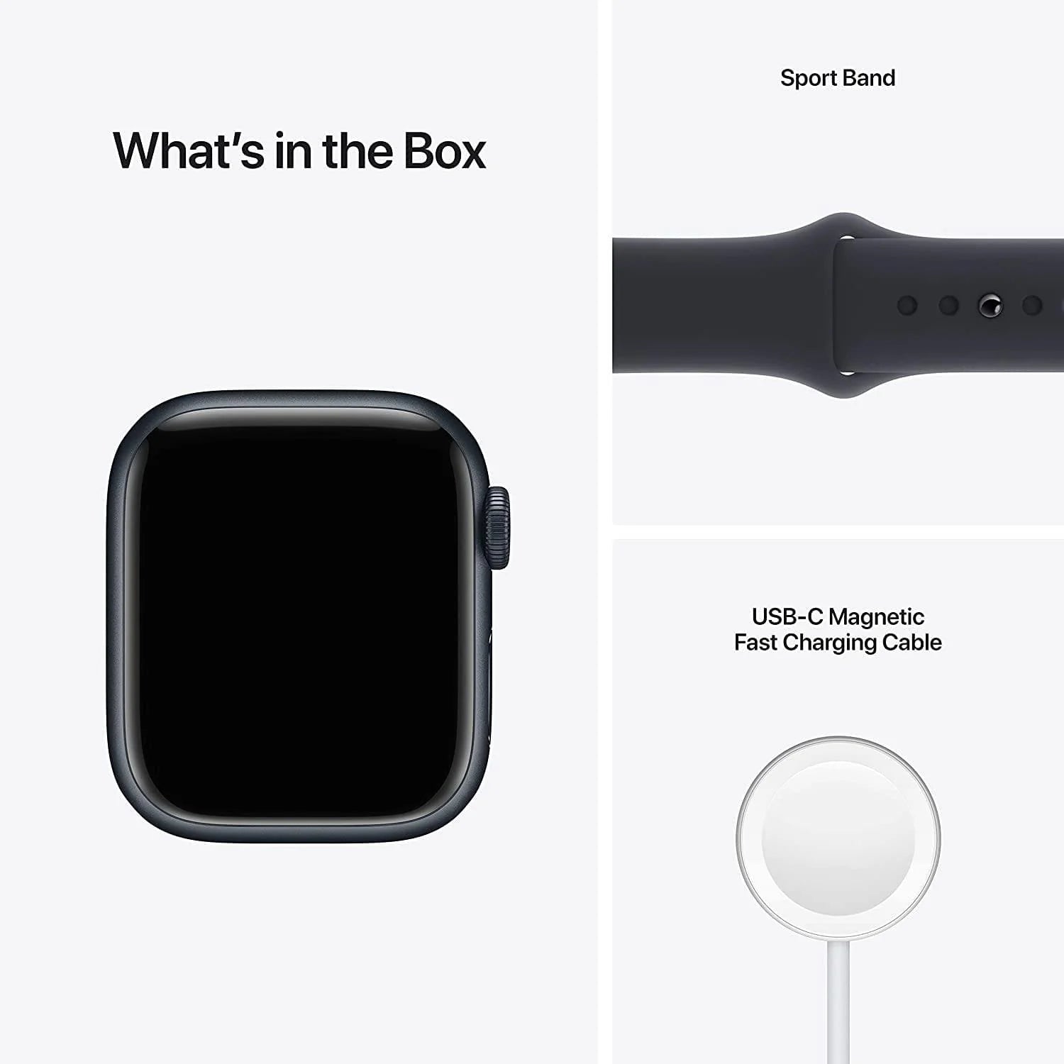 Apple Watch Series 7 GPS + Cellular - Blue Aluminium with Midnight Sport Band - 45mm - Good