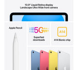 APPLE 10.9" iPad Cellular - 256GB, Silver - Very Good
