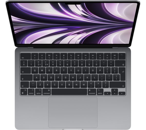 APPLE MacBook Air 13.6" (2022) - M2, 8GB RAM, 256GB SSD, Space Grey - Good