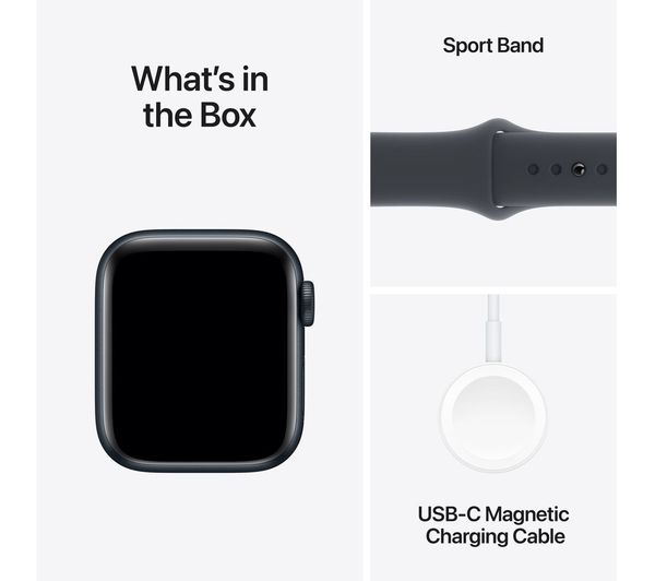 APPLE Watch SE 2 - 40mm Midnight Aluminium Case with Midnight Sports Band, M/L - Very Good