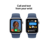 APPLE Watch SE 2 - 40mm Silver Aluminium Case with Denim Sport Band - S/M - Good