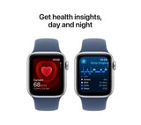 APPLE Watch SE 2 - 40mm Silver Aluminium Case with Denim Sport Band - S/M - Good
