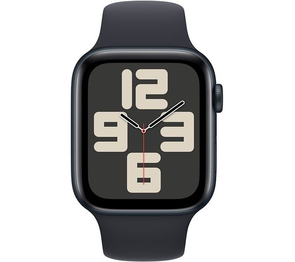 APPLE Watch SE (2023) - 44mm Midnight Aluminium Case with Midnight Sport Band, S/M - Very Good