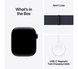 Apple Watch Series 10 GPS, 42mm Jet Black Aluminium Case with Ink Sport Loop - Very Good
