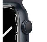 APPLE Watch Series 7 GPS - Midnight Aluminium with Midnight Sports Band, 45mm - Good