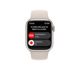 Apple Watch Series 8 GPS + Cellular, 41mm Starlight Aluminium Case with Starlight Sport Band - Good