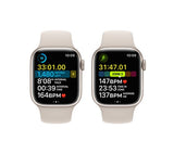 Apple Watch Series 8 GPS + Cellular, 41mm Starlight Aluminium Case with Starlight Sport Band - Good