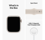 Apple Watch Series 8 GPS + Cellular, 41mm Starlight Aluminium Case with Starlight Sport Band - Good
