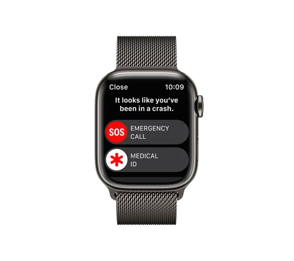 Apple Watch Series 8 Cellular 41mm Graphite with Milanese Loop โ Very Good