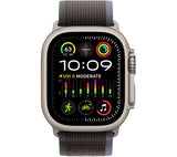APPLE Watch Ultra 2 Cellular - 49mm Titanium Case with Black & Blue Trail Loop, S/M - Very Good
