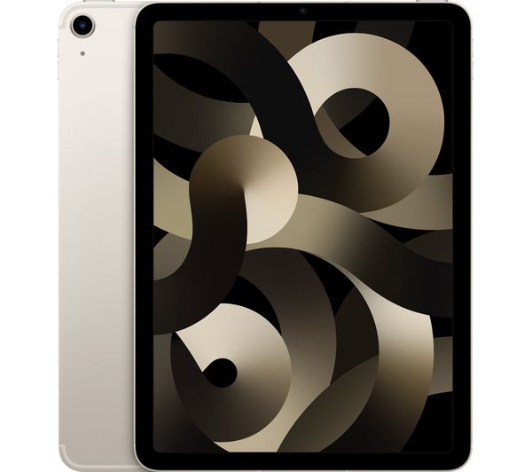 APPLE 10.9" iPad Air Cellular (2022) - 256GB, Starlight - Pristine