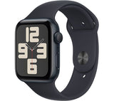 APPLE Watch SE (2023) - 44mm Midnight Aluminium Case with Midnight Sport Band, S/M - Very Good