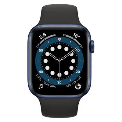 APPLE Watch Series 6 GPS - Blue Aluminium with Black Sports Band, 40mm - Acceptable