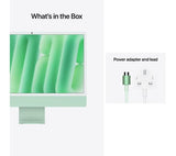 APPLE iMac 4.5K 24" (2024) - M4, 16GB RAM, 256GB SSD, Green – Pristine