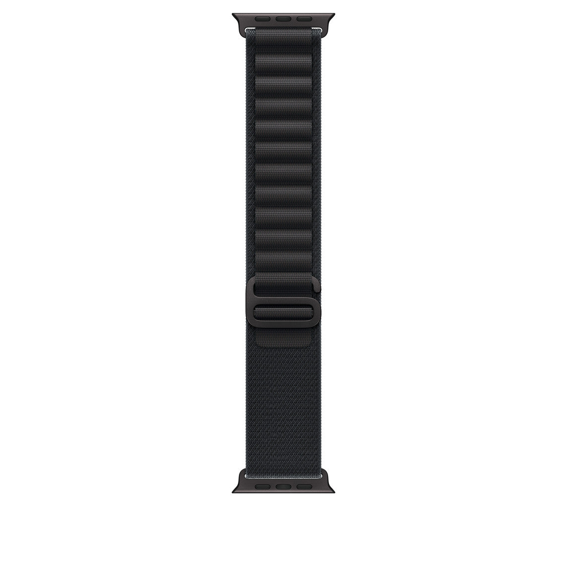 Apple Watch 49mm Black Alpine Loop – Medium (Titanium Finish)