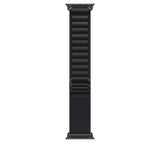 Apple Watch 49mm Black Alpine Loop – Medium (Titanium Finish)