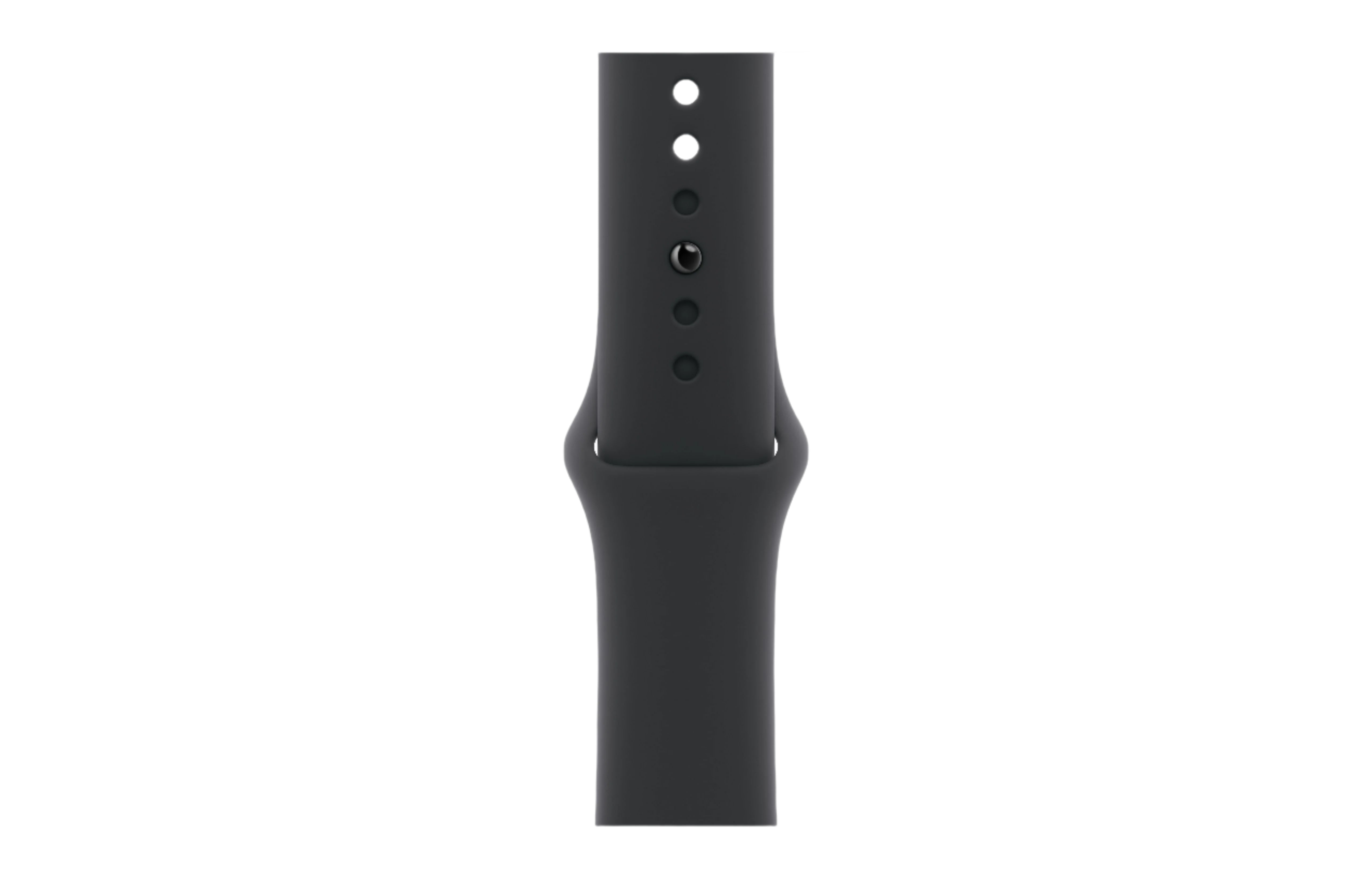 Apple Watch SE 2 GPS, 44mm Starlight Aluminium Case with Black Sport Band - Acceptable