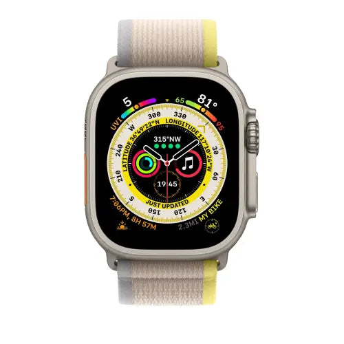 Apple Watch Trail Loop 49mm (S/M) – Yellow / Beige