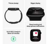 Apple Watch Series 10 GPS + Cellular, 46mm Rose Gold Aluminium Case with Light Blush Sport Band - M/L - Good