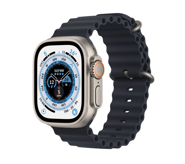 Apple Watch Ultra 2, Titanium Case with Midnight Ocean Band