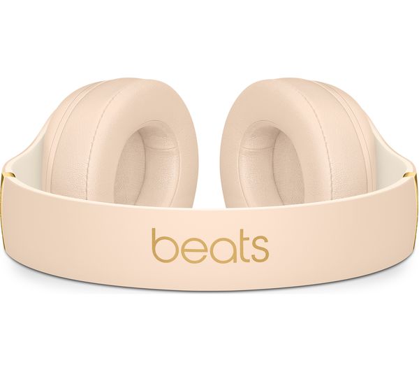 BEATS Studio 3 Wireless Bluetooth Noise-Cancelling Headphones - Desert Sand - Good