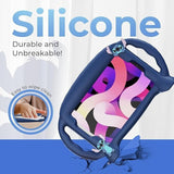 Disney Stitch Silicone Tablets Case Blue Fit 7-8" Fit iPad Mini & Samsung Tab