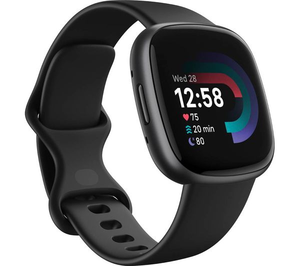 FITBIT Versa 4 Smart Watch - Black & Graphite - Good