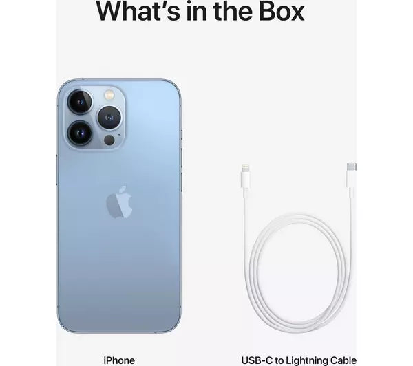 Apple iPhone 13 Pro 512GB Sierra Blue Unlocked Pristine