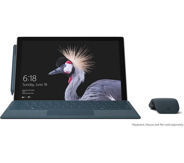 MICROSOFT 12.3" Surface Pro - 128 GB, Silver - Good