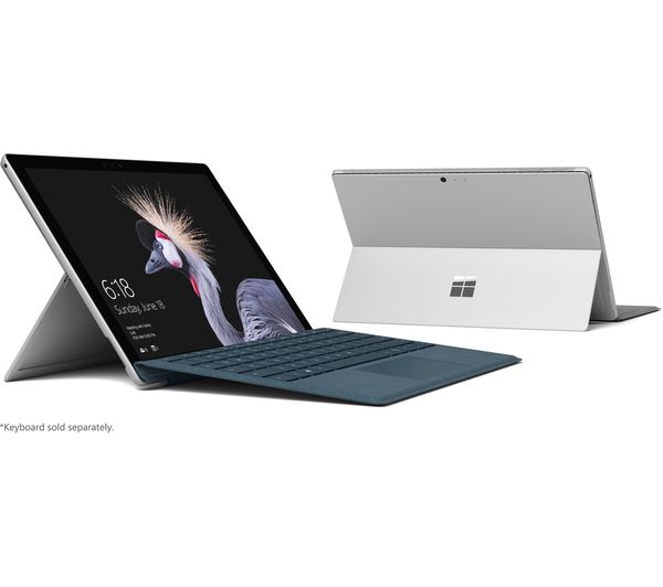 MICROSOFT 12.3" Surface Pro - 128 GB, Silver - Good