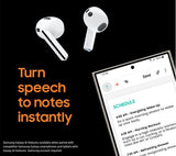 SAMSUNG Galaxy Buds3 Wireless Bluetooth Noise-Cancelling Earbuds - White - Pristine
