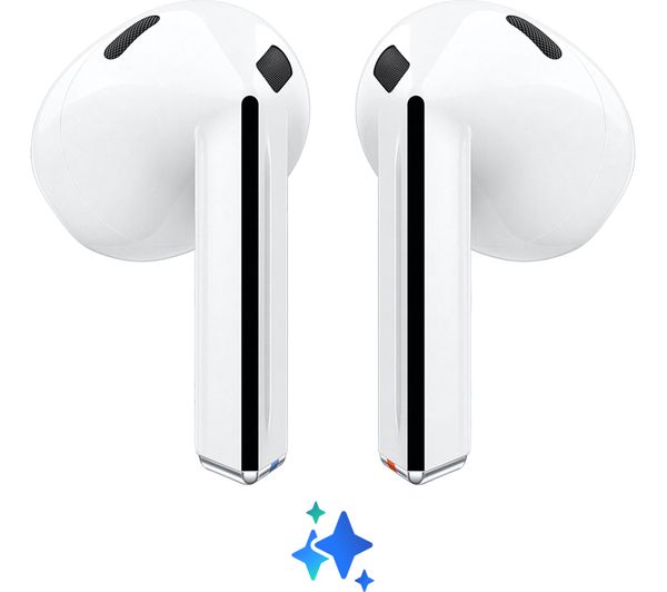 SAMSUNG Galaxy Buds3 Wireless Bluetooth Noise-Cancelling Earbuds - White - Pristine