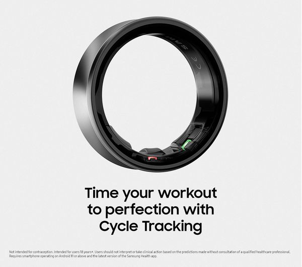SAMSUNG Galaxy Ring - Titanium Black, Size 12 - Acceptable