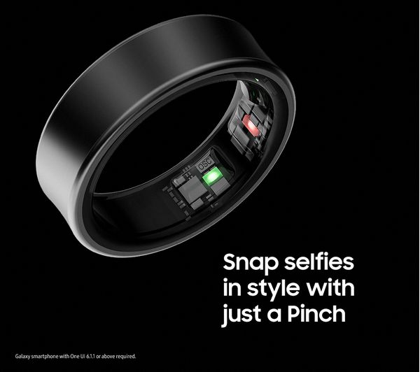 SAMSUNG Galaxy Ring - Titanium Black, Size 12 - Acceptable