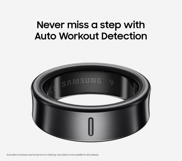 SAMSUNG Galaxy Ring - Titanium Black, Size 12 - Acceptable