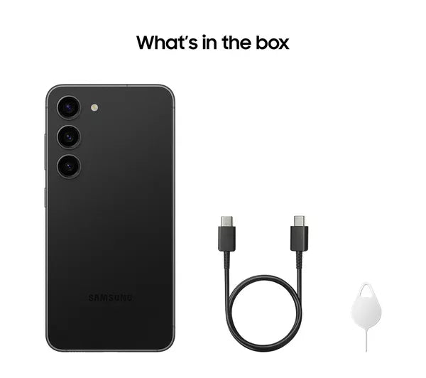 SAMSUNG Galaxy S23 - 128GB, Phantom Black - Acceptable